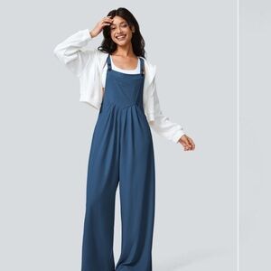 HALARA Blue Wide-Leg Jumpsuit
